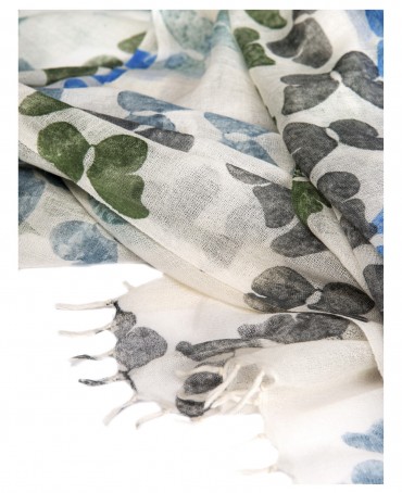 Палантин Унисекс HAND.W40-PAPILLON/BLANCHE